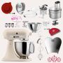 KitchenAid Artisan 4,8 Liter KSM175 Spar-Set mit Food Processor & Fleischwolf - FRESH LINEN
