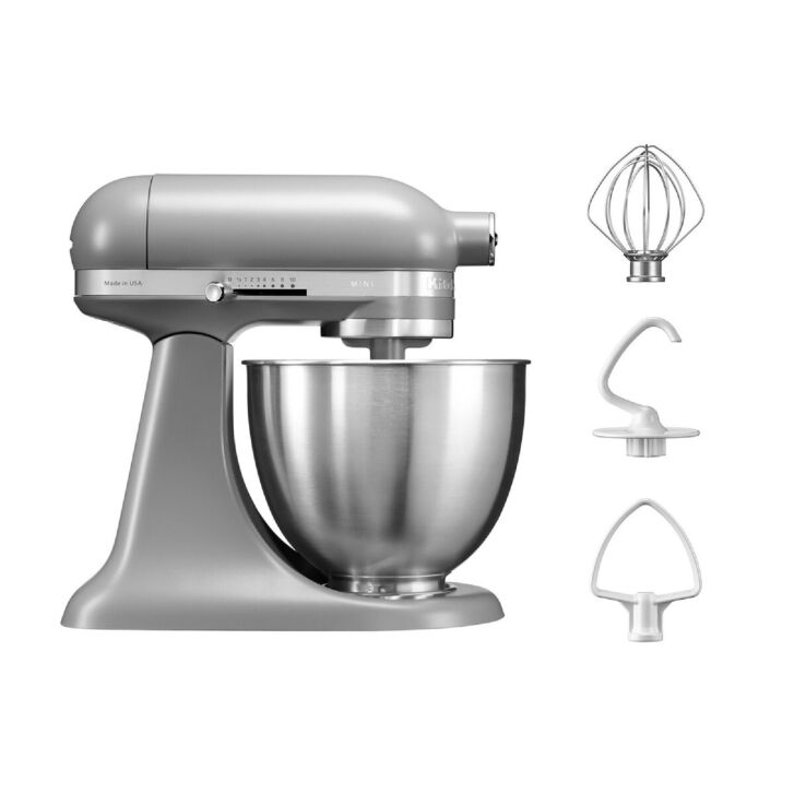 KitchenAid MINI Profi-Set 1 - Matte Grey / mattes Grau - 3,3 L Küchenmaschine
