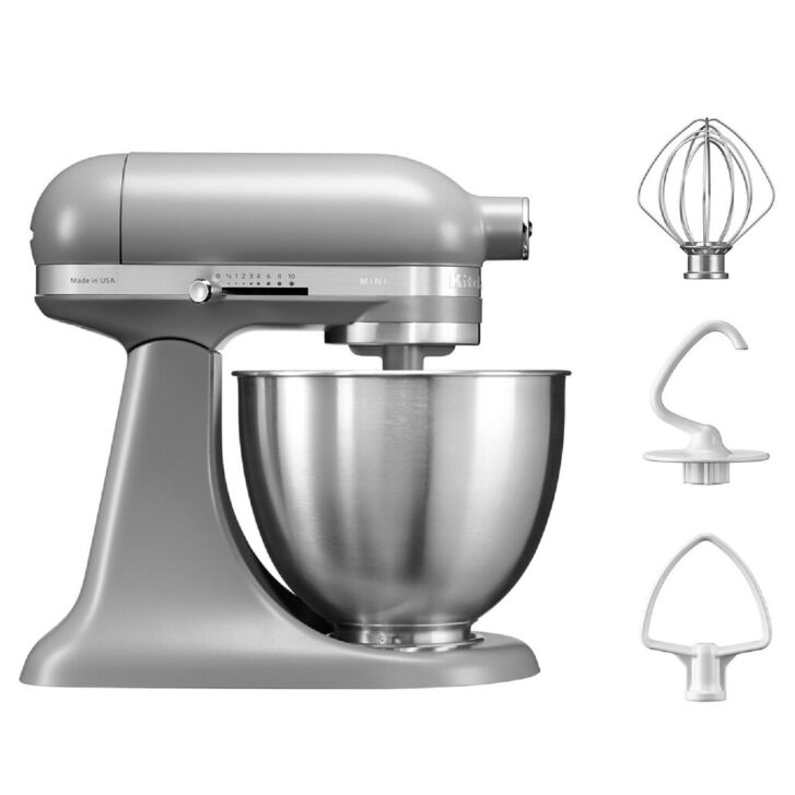 KitchenAid MINI Profi-Set 1 - Matte Grey / mattes Grau - 3,3 L Küchenmaschine