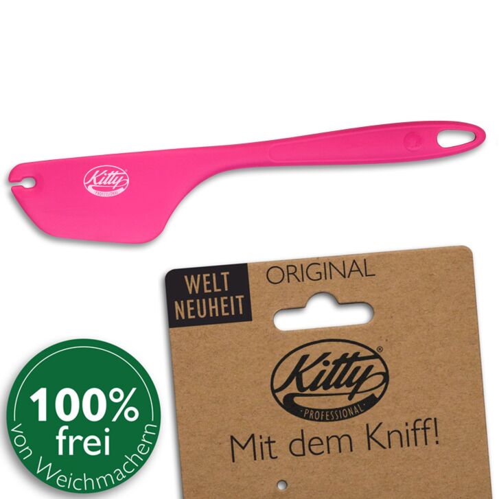 2 in 1 Teigschaber Pink - Kitty Professional