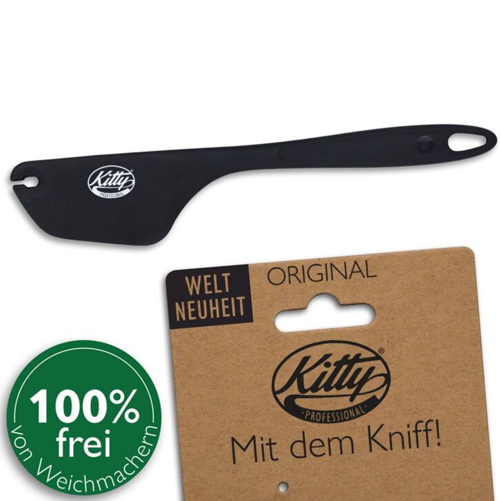 2 in 1 Teigschaber Anthrazit - Kitty Professional