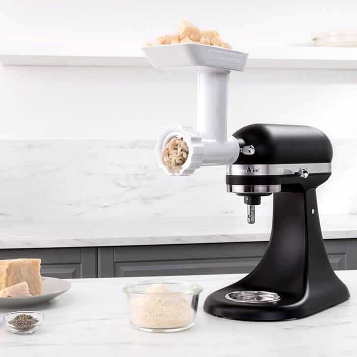 KitchenAid Artisan 4,8 Liter KSM185 Sallys Spar-Set mit Sieb mit digitaler Waage & Fleischwolf - PEBBLED PALM / PALMENSTRAND