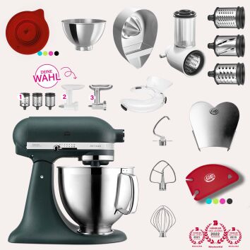 KitchenAid Artisan 4,8 Liter KSM185 Spar-Set mit...