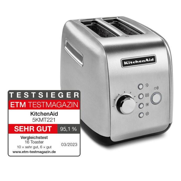 KitchenAid 2-Scheiben Toaster 5KMT221ESX - EDELSTAHL
