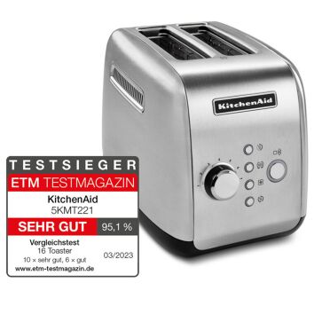 KitchenAid 2-Scheiben Toaster 5KMT221ESX - EDELSTAHL