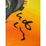 Udo Lindenberg Original Aquarell 2014 "Panic Porsche Power - schwarz" ca. 72 x 60 / Unikat
