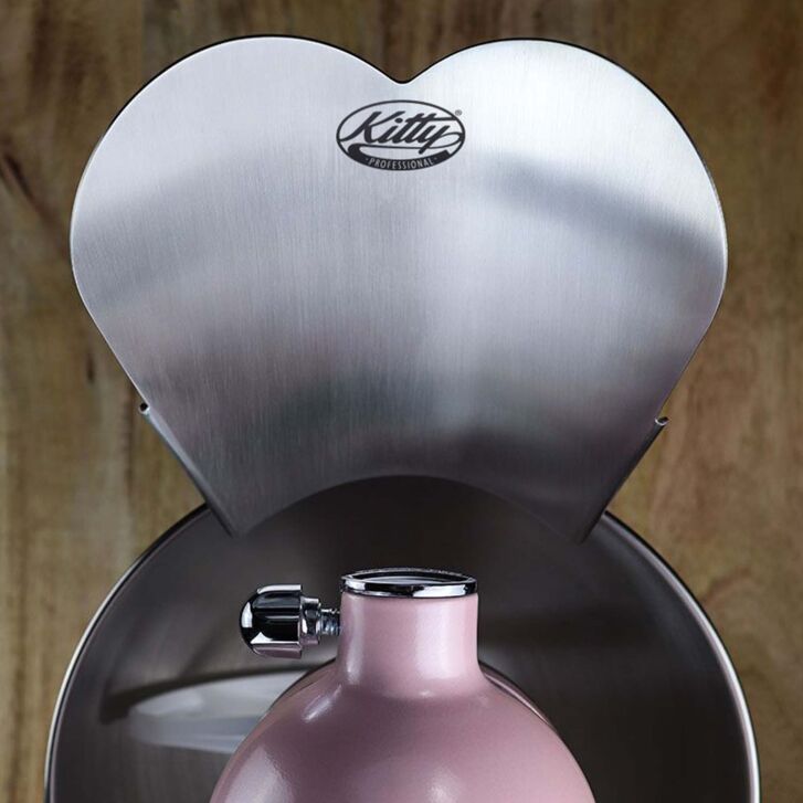 Kitty Professional Profi Edelstahl-Einfüllhilfe Herzschütte