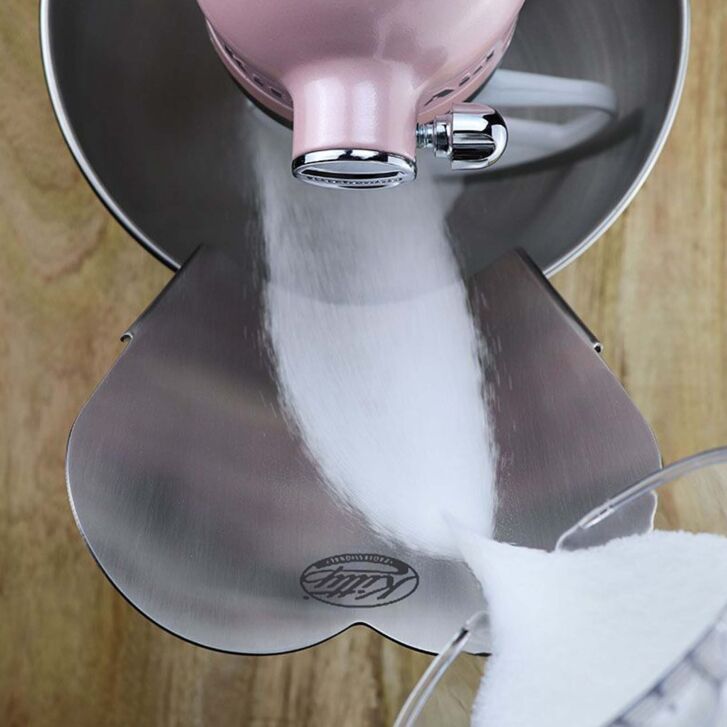 Kitty Professional Profi Edelstahl-Einfüllhilfe Herzschütte