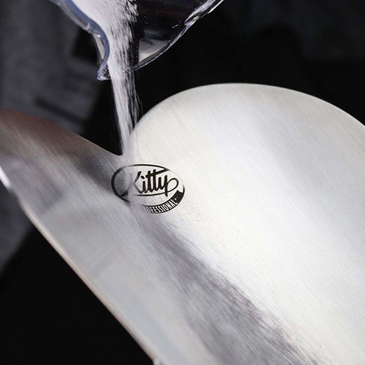 Kitty Professional Profi Edelstahl-Einfüllhilfe Herzschütte