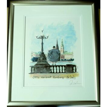 Otto Waalkes Original Farblithografie "Otto versaut...