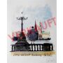 Otto Waalkes Original Farblithografie "Otto versaut Hamburg" 2014 handsigniert und limitiert 37 x 49 cm
