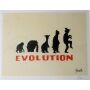 Otto Waalkes Original Farblithografie "Evolution" 2014 handsigniert und limitiert 62 x 49 cm