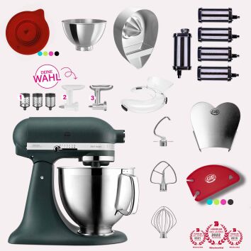 KitchenAid Artisan 4,8 Liter KSM185 Spar-Set Pasta Deluxe...