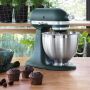 KitchenAid Artisan 4,8 Liter KSM185 Sallys Spar-Set Pasta Deluxe mit 5-teiligem Nudelwalzen-Set & Fleischwolf - PEBBLED PALM / PALMENSTRAND