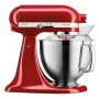 KitchenAid Artisan 4,8 Liter KSM185 Sallys Spar-Set Pasta Deluxe mit 5-teiligem Nudelwalzen-Set & Fleischwolf - LIEBESAPFEL ROT