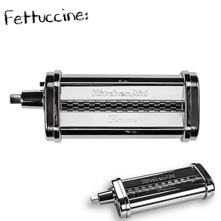 KitchenAid Artisan 4,8 Liter KSM185 Sallys Spar-Set Pasta Deluxe mit 5-teiligem Nudelwalzen-Set & Fleischwolf - GUSSEISEN SCHWARZ