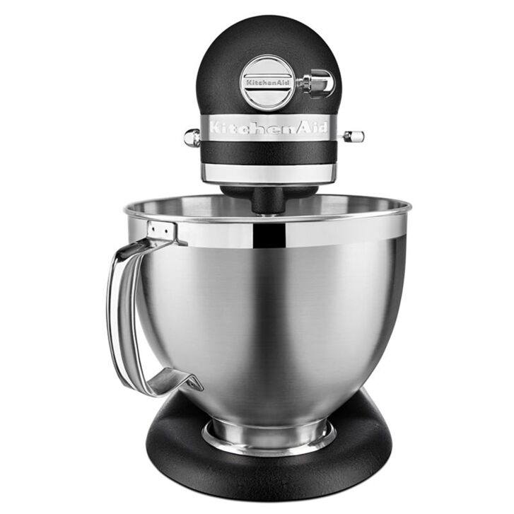 KitchenAid Artisan 4,8 Liter KSM185 Sallys Spar-Set Pasta Deluxe mit 5-teiligem Nudelwalzen-Set & Fleischwolf - GUSSEISEN SCHWARZ