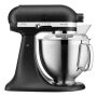 KitchenAid Artisan 4,8 Liter KSM185 Sallys Spar-Set Pasta Deluxe mit 5-teiligem Nudelwalzen-Set & Fleischwolf - GUSSEISEN SCHWARZ