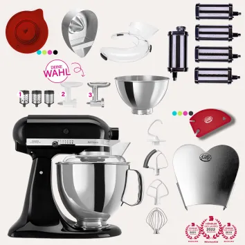 KitchenAid Artisan 4,8 Liter KSM175 Sallys Spar-Set Pasta...