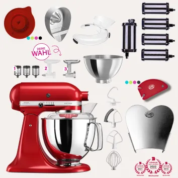 KitchenAid Artisan 4,8 Liter KSM175 Sallys Spar-Set Pasta...