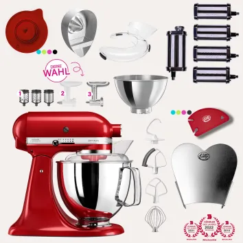 KitchenAid Artisan 4,8 Liter KSM175 Sallys Spar-Set Pasta...