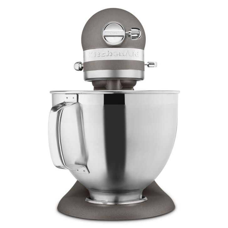 KitchenAid Artisan 4,8 Liter KSM185 Sallys Spar-Set Pasta Deluxe mit 5-teiligem Nudelwalzen-Set & Fleischwolf - IMPERIAL GREY
