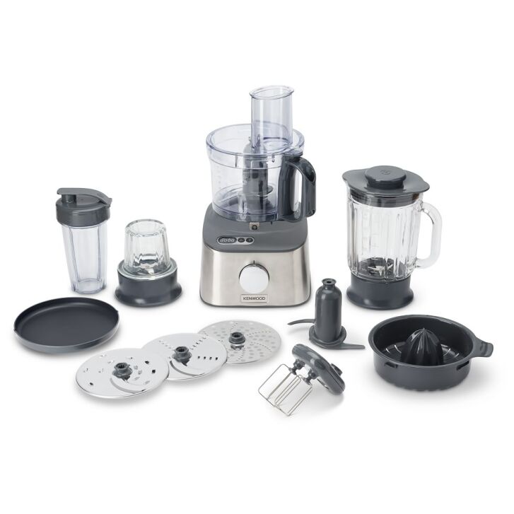 Kenwood Multipro Compact+ FDM316SS Kompakt Küchenmaschine mit viel Zubehör