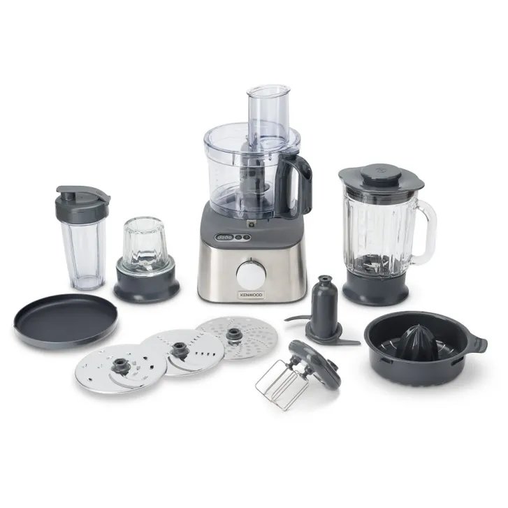 Kenwood Multipro Compact+ FDM316SS Kompakt Küchenmaschine mit viel Zubehör