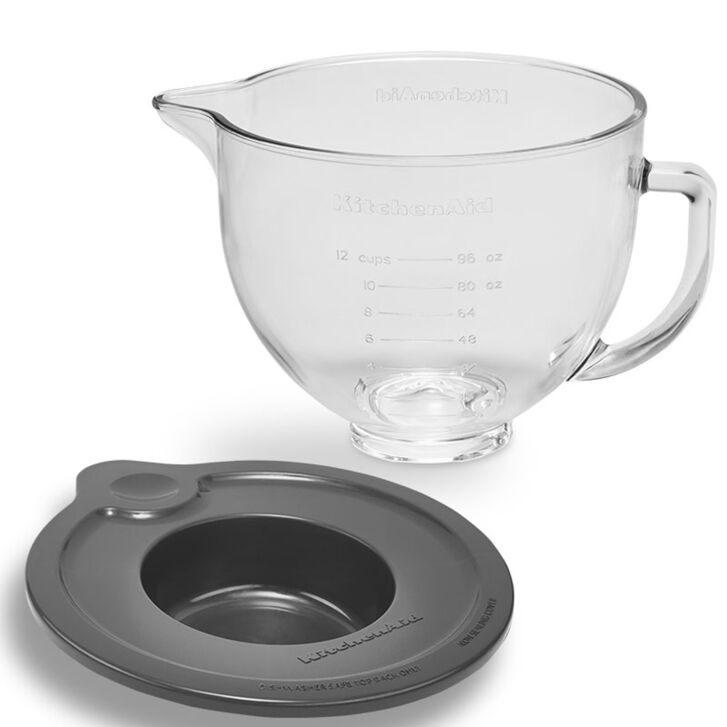 Original Zubehör KitchenAid Glasschüssel mit 4,8 L Inhalt 5KSM5GB NEU