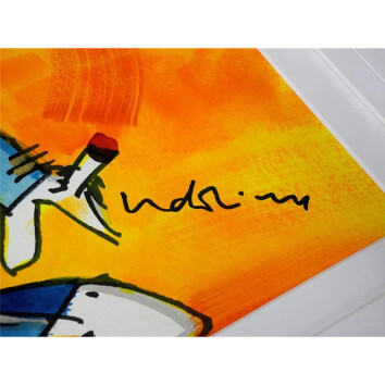 Udo Lindenberg Original Aquarell 2015 "Ich mach mein...