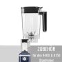 Zubehör für KitchenAid Artisan K400 & K150 Standmixer: Einwandiger Mixbehälter aus Kunststoff 1,6 Liter 5KSB2056JPA