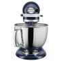 KitchenAid Artisan 4,8 Liter KSM175 Spar-Set Pasta Deluxe mit 5-teiligem Nudelwalzen-Set, Fleischwolf - TINTENBLAU