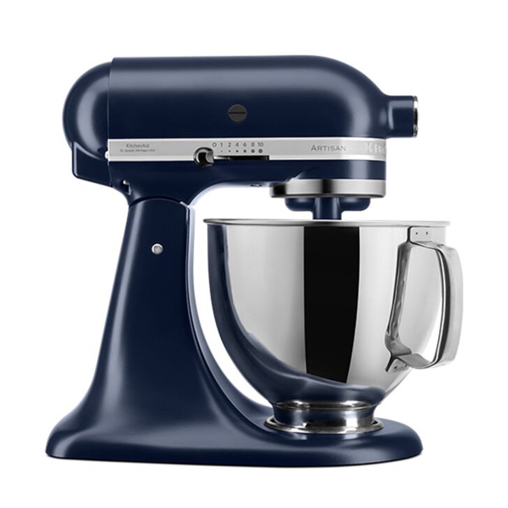 KitchenAid Artisan 4,8 Liter KSM175 Sallys Spar-Set mit Food Processor & Fleischwolf - TINTENBLAU