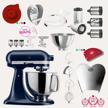 KitchenAid Artisan 4,8 Liter KSM175 Sallys Spar-Set mit...