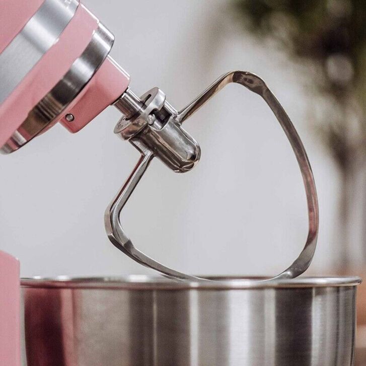 Kitty Professional Profi Edelstahl-Flachrührer Schmetterling kompatibel mit KitchenAid Mini
