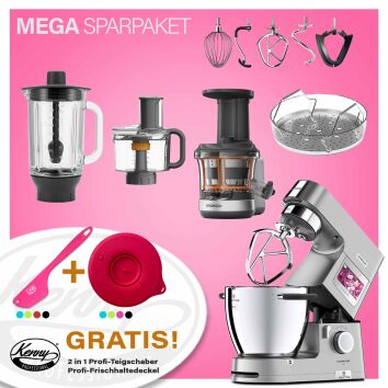 Kenwood Cooking Chef Silber XL Connect - Spar-Set Juice!...