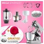 Kenwood Cooking Chef Silber XL Connect - Spar-Set Getreidemühle