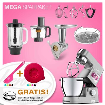 Kenwood Cooking Chef Silber XL Connect - Spar-Set Pasta...