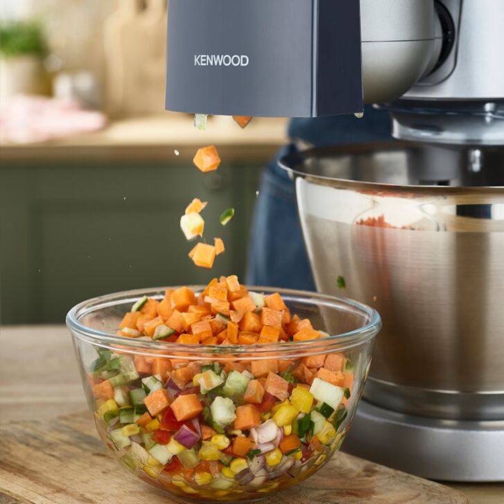 Kenwood Cooking Chef Silber XL Connect - Spar-Set Würfelschneider