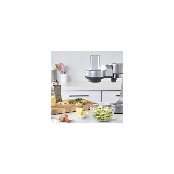 Kenwood Küchenmaschine Titanium Chef Patissier XL KWL90.594SI neustes Modell - Spar-Set Spiralschneider