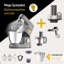 Kenwood Küchenmaschine Titanium Chef Patissier XL KWL90.594SI neustes Modell - Spar-Set Spiralschneider