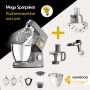 Kenwood Küchenmaschine Titanium Chef Patissier XL KWL90.594SI neustes Modell - Spar-Set Schnitzelwerk