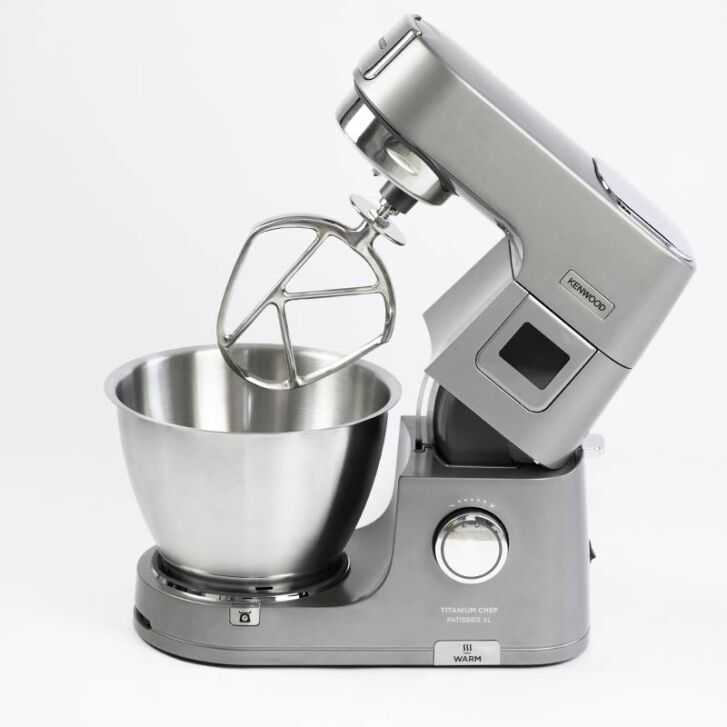 Kenwood Küchenmaschine Titanium Chef Patissier XL KWL90.594SI neustes Modell - Spar-Set Pasta-MAX mit 3 Pastawalzen