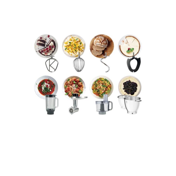 Kenwood Küchenmaschine Titanium Chef Patissier XL KWL90.594SI neustes Modell - Spar-Set Pasta-MAX mit 3 Pastawalzen