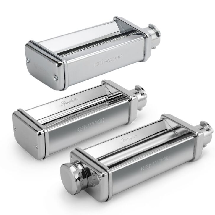 Kenwood Küchenmaschine Titanium Chef Patissier XL KWL90.594SI neustes Modell - Spar-Set Pasta-MAX mit 3 Pastawalzen