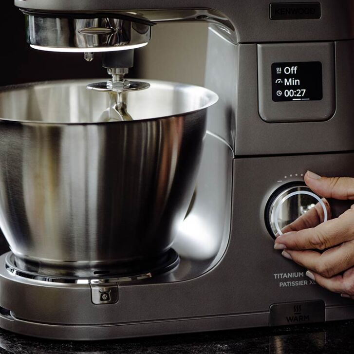 Kenwood Küchenmaschine Titanium Chef Patissier XL KWL90.594SI neustes Modell - Spar-Set Pasta-MAX mit 3 Pastawalzen