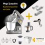 Kenwood Küchenmaschine Titanium Chef Patissier XL KWL90.594SI neustes Modell - Spar-Set Pasta-MAX mit 3 Pastawalzen