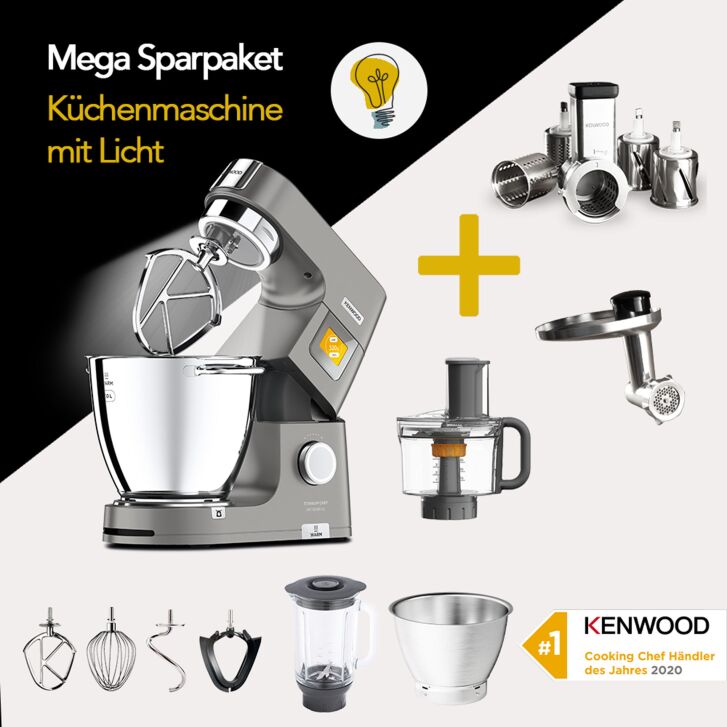 Kenwood Titanium Chef Patissier XL - Spar-Set Trommelraffel