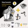 Kenwood Küchenmaschine Titanium Chef Patissier XL KWL90.594SI neustes Modell - Spar-Set Eisbereiter