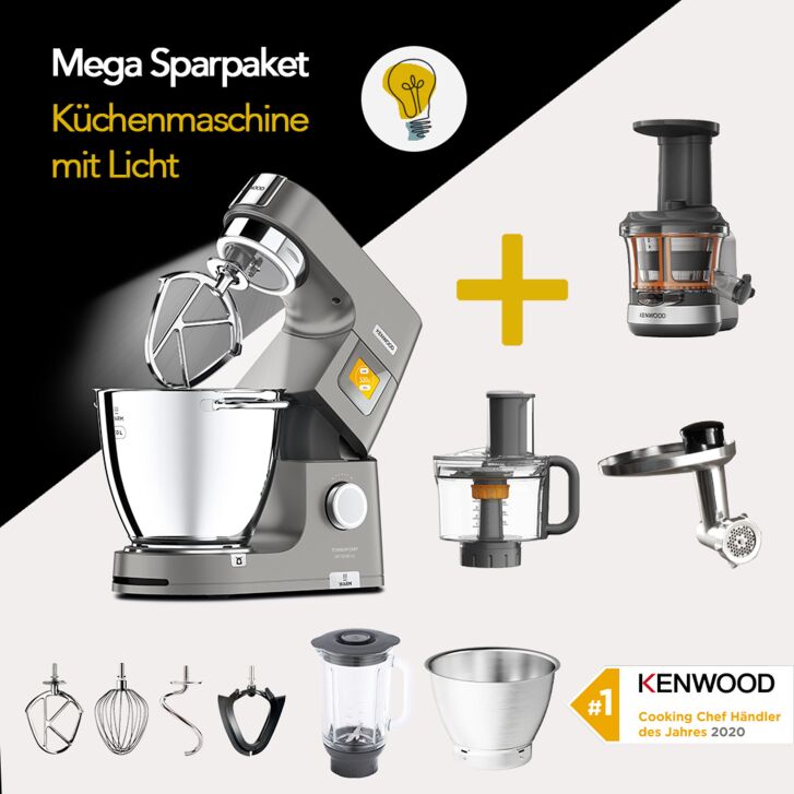 Kenwood Titanium Chef Patissier XL - Spar-Set Slow Juicer